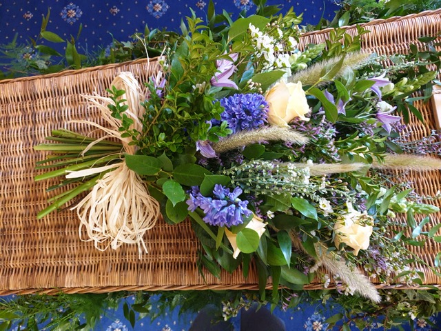 Floral arrangement by Blossom Flowers