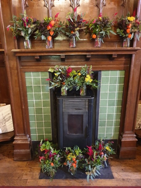 Floral arrangement by Blossom Flowers
